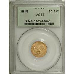 1915 $2 1/2 MS63 PCGS