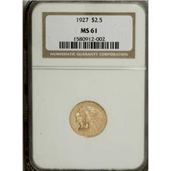 1927 $2 1/2 MS61 NGC