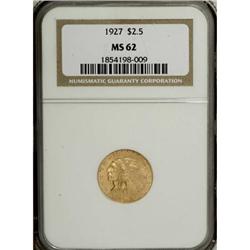 1927 $2 1/2 MS62 NGC