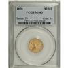 Image 1 : 1928 $2 1/2 MS63 PCGS