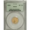 Image 1 : 1928 $2 1/2 MS63 PCGS