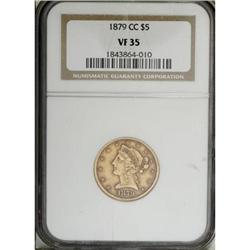 1879-CC $5 VF35 NGC