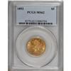 Image 1 : 1892 $5 MS62 PCGS