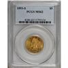 1893-S $5 MS62 PCGS