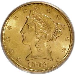 1903-S $5 MS62 PCGS