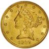 Image 1 : 1907 $5 MS62 NGC