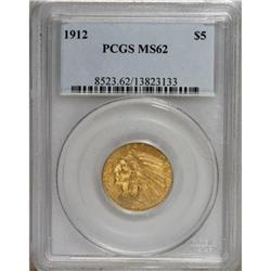 1912 $5 MS62 PCGS