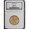 Image 1 : 1881-S $10 MS62 NGC