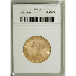 1882 $10 MS62 ANACS