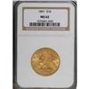 Image 3 : 1891 $10 MS62 NGC