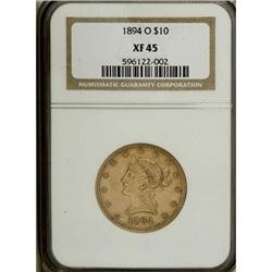 1894-O $10 XF45 NGC