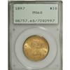 Image 1 : 1897 $10 MS60 PCGS