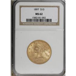 1897 $10 MS62 NGC