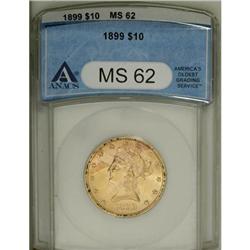 1899 $10 MS62 ANACS