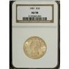 Image 1 : 1901 $10 AU58 NGC