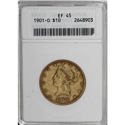 1901-O $10 XF45 ANACS