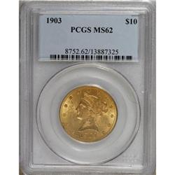 1903 $10 MS62 PCGS
