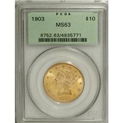 1903 $10 MS63 PCGS