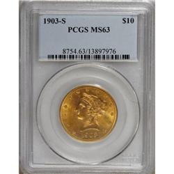1903-S $10 MS63 PCGS