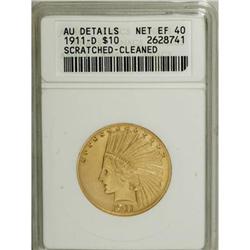 1911-D $10 XF40 ANACS