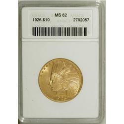 1926 $10 MS62 ANACS