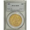 Image 1 : 1851 $20 XF45 PCGS