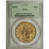 Image 1 : 1853 $20 VF30 PCGS