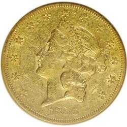 1856 $20 XF45 NGC