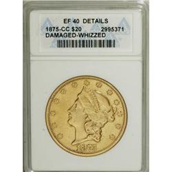 1875-CC $20 XF40 ANACS