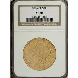 1876-CC $20 VF30 NGC