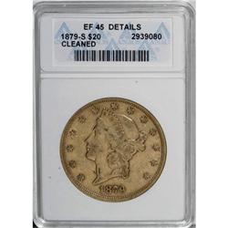 1879-S $20 XF45 ANACS