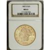 Image 2 : 1883-S $20 MS61 NGC