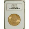 Image 1 : 1885-S $20 MS61 NGC