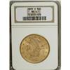 Image 1 : 1889-S $20 MS61 NGC