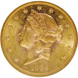 1889-S $20 MS62 NGC