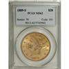 Image 1 : 1889-S $20 MS62 PCGS