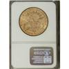 Image 2 : 1890-S $20 MS61 NGC