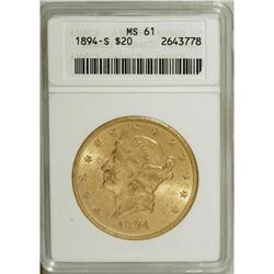 1894-S $20 MS61 ANACS