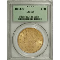 1894-S $20 MS62 PCGS