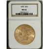 Image 1 : 1895 $20 MS62 NGC