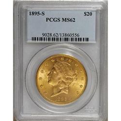 1895-S $20 MS62 PCGS