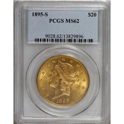 1895-S $20 MS62 PCGS
