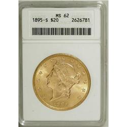 1895-S $20 MS62 ANACS