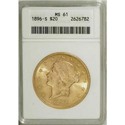 1896-S $20 MS61 ANACS