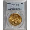 Image 1 : 1896-S $20 MS62 PCGS