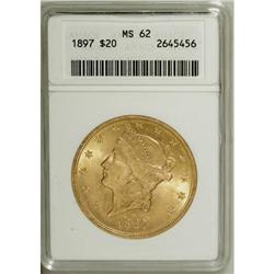 1897 $20 MS62 ANACS