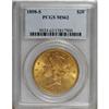 Image 1 : 1898-S $20 MS62 PCGS