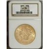 Image 1 : 1899 $20 AU58 NGC