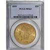 Image 3 : 1899 $20 MS63 PCGS