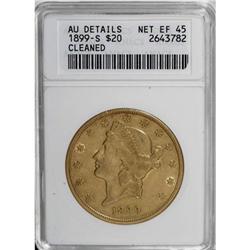 1899-S $20 XF45 ANACS